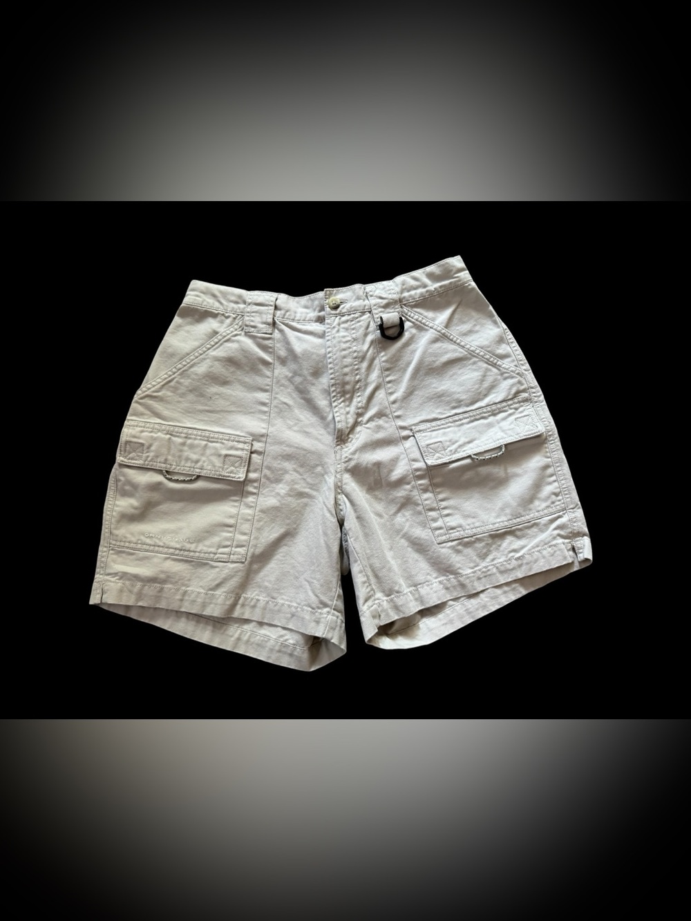 Columbia PFG Womens Large Fishing Shorts Omni Shade Beige Khaki Cargo Outdoor